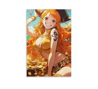 GEMTOFNMA One Piece Nami's Golden Treasure Moment Contemporary Wall Mural - Decorative Hanging Poster Art 08x12inch(20x30cm)