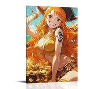 GEMTOFNMA One Piece Nami's Golden Treasure Moment Contemporary Wall Mural - Decorative Hanging Poster Art 08x12inch(20x30cm)