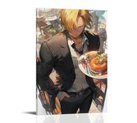 GEMTOFNMA One Piece Sanji's Meal Moment Contemporary Wall Mural - Decorative Hanging Poster Art 16x24inch(40x60cm)