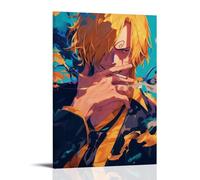 GEMTOFNMA One Piece The Charisma of Sanji's Smoke Shadow Contemporary Wall Mural - Decorative Hanging Poster Art 08x12inch(20x30cm)