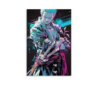 GEMTOFNMA One Piece Zoro's Colorful Sword Soul Contemporary Wall Mural - Decorative Hanging Poster Art 12x18inch(30x45cm)