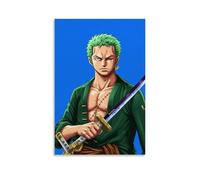 GEMTOFNMA One Piece Zoro's Green - Haired Samurai Vibe Contemporary Wall Mural - Decorative Hanging Poster Art 16x24inch(40x60cm)