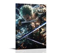 GEMTOFNMA One Piece Zoro's Three - Sword Style Battle Contemporary Wall Mural - Decorative Hanging Poster Art 12x18inch(30x45cm)