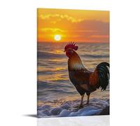 GEMTOFNMA Peter Weeps Where The Sea Meets Sunrise, The Roosters Cry Fading Into The Tide of His Broken Repentance. Contemporary Wall Mural - Decorative Hanging Poster Art 16x24inch(40x60cm)