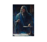 GEMTOFNMA The Righteous Judge, Jesus Administering Justice Contemporary Wall Mural - Decorative Hanging Poster Art 12x18inch(30x45cm)