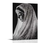 GEMTOFNMA The Virgin Carries The Light of Stars in Her Veil, Each Fold Holding A Memory of Someone Who Prayed in Pain. Contemporary Wall Mural - Decorative Hanging Poster Art 20x30inch(50x75cm)