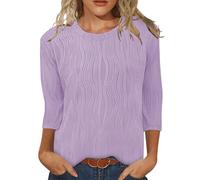 Gemulate Womens Oversized Tops Trendy Fitted Blouse Sparkly Evening top Casual Long Sleeve t Shirts for Women UK Loose fit Light Purple XL