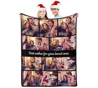 Gemuniya Custom Boyfriend Blankets Gifts with Photos & Text, Personalized Couples Christmas Birthday Gifts for Boyfriend Girlfriend, I Love You Gifts Valentines Gift for Wife Husband Her Him