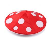 Gemuseeee Mushroom Hat Fun Toad Hat for Costume & Cosplay Toadstool Bucket Hats with String Renaissance Festival Accessory Mushroom, Toad, Costume, Bucket, Beanie