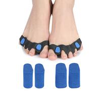 GEMWONDER Toe Separator 1 Pair Gel Toe Spacers Toe Separators for Overlapping Toes Bent Toes Bunion Correction Toe Correctors Toe Spreaders