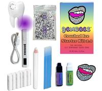 Gemzeez Original DIY Tooth Gemz Starter Kit - Temporary Cosmetic Crystal Gems for a Sparkling Smile - Easy At-Home Application