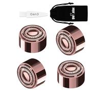 Gen 3 Replacement Heads for Flawless Finishing Touch Facial Hair Removal, Painless Replacement Blades for Face with Gurelax Flannel Bag