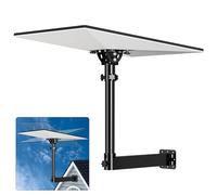 Gen 3 Starlink Mounting Kit - Long Heavy Duty Starlink Standard 4/4x Wall/Roof Mount with Adaptor, 360° Adjustable Pole Mount Bracket, Compatible for Gen 2 (Black)