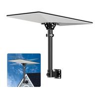 Gen 3 Starlink Mounting Kit - Short Heavy Duty Starlink Gen 3 Wall/Roof Mount with Gen3 Adaptor, 360° Adjustable Pole Mount Bracket for Standard V3 Satellite Dish, Compatible for Gen 2 (Black)