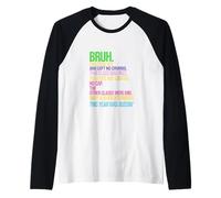 Gen A Slang Squad Teacher Last Day Celebration Raglan Baseball Tee