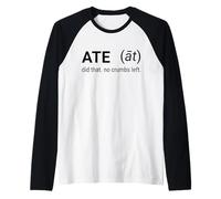 Gen Alpha Gen Z Funny Slang Definition Joke Meme Ate Raglan Baseball Tee