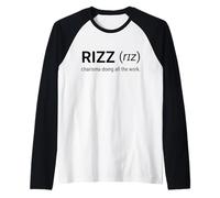 Gen Alpha Gen Z Funny Slang Definition Joke Meme Rizz Raglan Baseball Tee