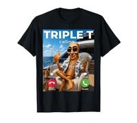 Gen Alpha Meme Rich Triple T Calling Billionaire Tung Sahur T-Shirt