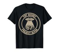 Gen Alpha Slang Kids 67 Meme Six Seven Humor UFO Area 67 T-Shirt