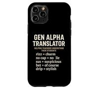 Gen Alpha Translator Slang Interpreter Rizz No Cap Sus Drip Case for iPhone 11 Pro