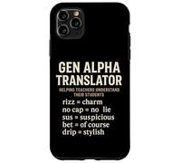 Gen Alpha Translator Slang Interpreter Rizz No Cap Sus Drip Case for iPhone 11 Pro Max