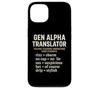 Gen Alpha Translator Slang Interpreter Rizz No Cap Sus Drip Case for iPhone 13