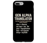 Gen Alpha Translator Slang Interpreter Rizz No Cap Sus Drip Case for iPhone 7 Plus/8 Plus