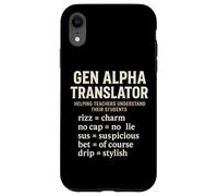 Gen Alpha Translator Slang Interpreter Rizz No Cap Sus Drip Case for iPhone XR