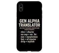 Gen Alpha Translator Slang Interpreter Rizz No Cap Sus Drip Case for iPhone XS Max