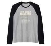 Gen Alpha Translator Slang Interpreter Rizz No Cap Sus Drip Raglan Baseball Tee