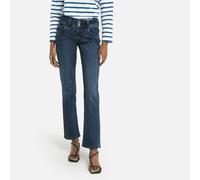 Gen Slim Fit Jeans with Mid Rise and Double Buttons medium blue