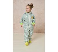 GEN Tiger Stripe Print Shower-Resistant Jacket in Green | Size: 3-4 Years GEN Green 3-4 Years
