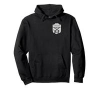 Gen V Front and Back Godolkin University Crest TV Show Pullover Hoodie, Adult Unisex, Black, XX-Large