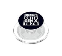 Gen X 1976 Retro Vintage Funny Generation X Birthday PopSockets PopGrip for MagSafe