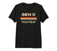 Gen X from Latchkey Kid to Empty Nester Premium T-Shirt