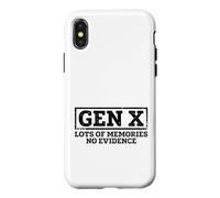 Gen X Lots of Memories No Evidence Case for iPhone X/XS