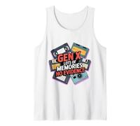 Gen X Lots of Memories No Evidence Nostalgic 70s 80s 90s Tank Top