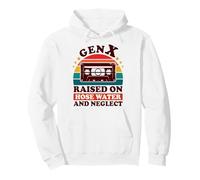 Gen X Raised On Hose Water And Neglect Humor Generation Pullover Hoodie
