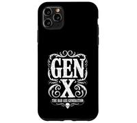 Gen X | The Bad Ass Generation Vintage Design with Skull Case for iPhone 11 Pro Max
