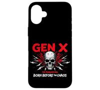 Gen X THE Fearless ERA, BORN BEFORE THE CHAOS Gen X Fearless Case for iPhone 16 Plus