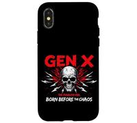 Gen X THE Fearless ERA, BORN BEFORE THE CHAOS Gen X Fearless Case for iPhone X/XS