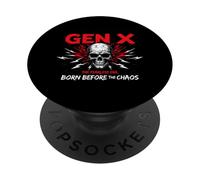 Gen X THE Fearless ERA, BORN BEFORE THE CHAOS Gen X Fearless PopSockets Adhesive PopGrip
