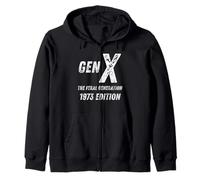 Gen X The Feral Generation 1973 Edition Zip Hoodie