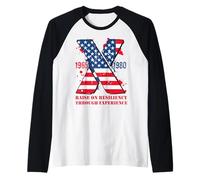 Gen X The Feral Generation Raise on Resiliency by Experience Raglan Baseball Tee