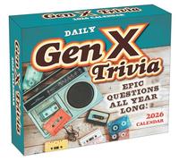 Gen X Trivia Desk Calendar 2026