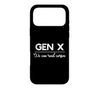 GEN X: We can read Cursive Funny Generation Meme Case for iPhone 17 Pro Max
