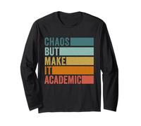 Gen Z Alpha Back To School Chaos But Make It Academic Long Sleeve T-Shirt