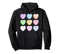 Gen Z Lingo Teacher Sweatshirt Conversation Heart Valentines Pullover Hoodie