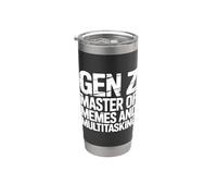 Gen Z Master of Memes and Multitasking Internet - Stainless Steel Insulated Tumbler