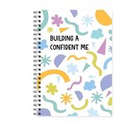 GEN:ZAI Self Esteem Workbook Journal A5 Spiral Bound Confidence Building Reflection Prompts Self Love Gratitude Boundaries Personal Growth Journal for Teens Adults